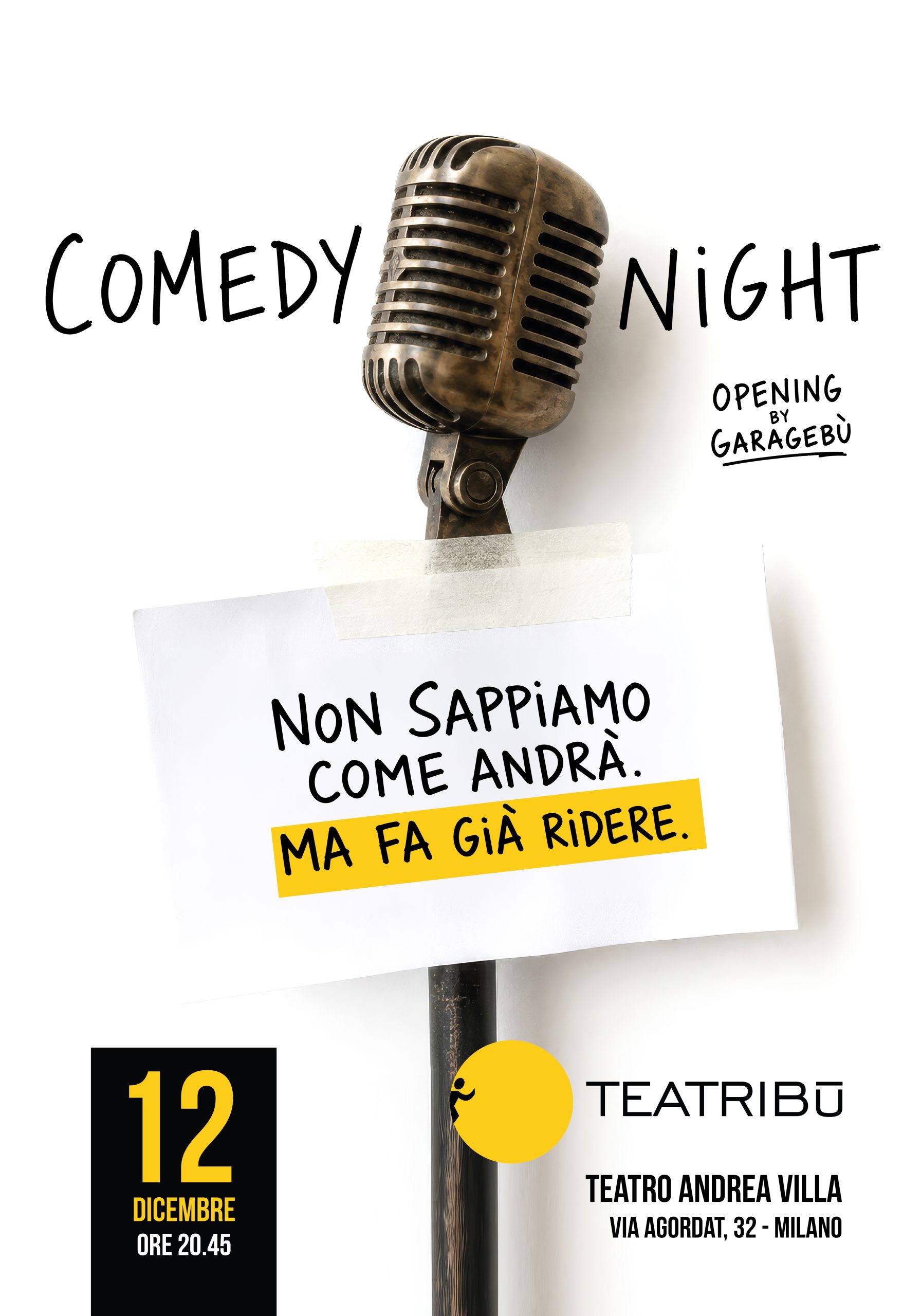 Comedy Night + opening Garagebù